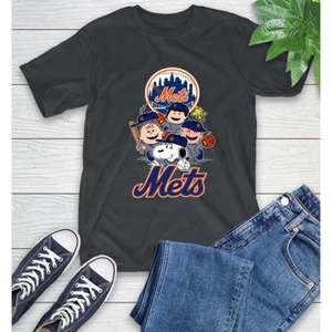 Mlb New York Mets Snoopy Charlie Brown T Shirt